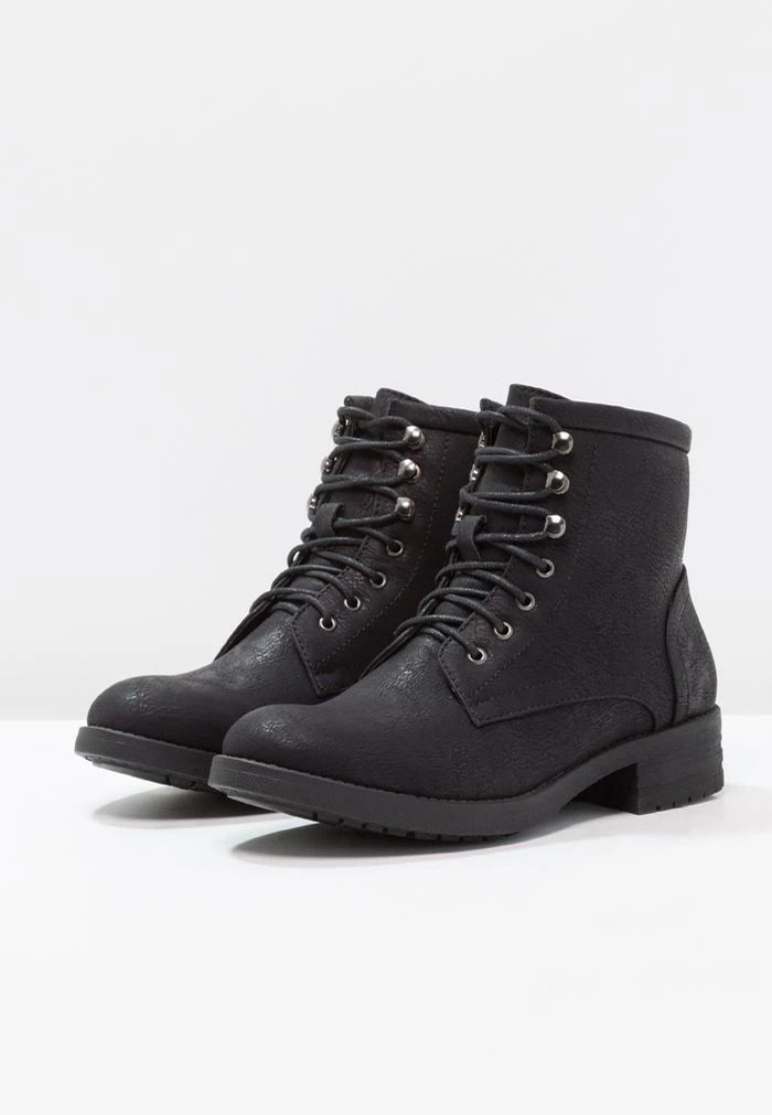 Bottines ANNA FIELD Anna Field Lace-up Ankle Boots Noir Femme | DIJ-4130339